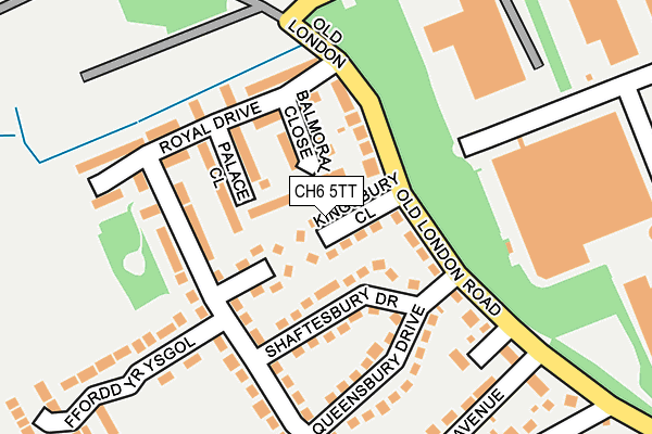 CH6 5TT map - OS OpenMap – Local (Ordnance Survey)