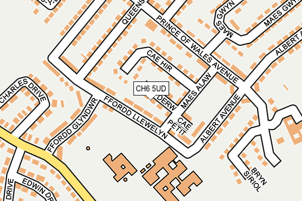 CH6 5UD map - OS OpenMap – Local (Ordnance Survey)