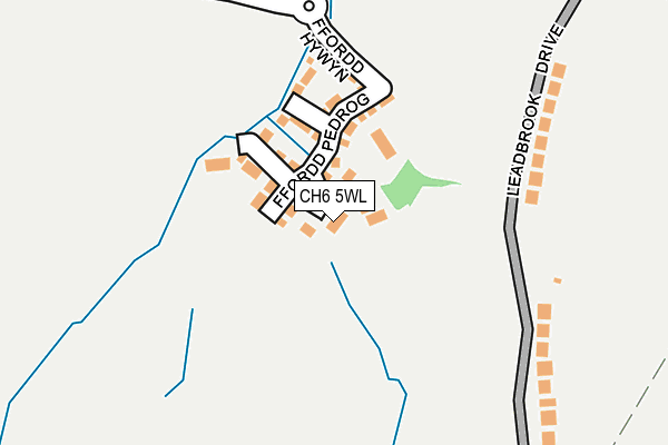 CH6 5WL map - OS OpenMap – Local (Ordnance Survey)
