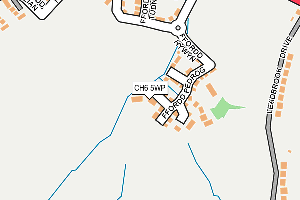 CH6 5WP map - OS OpenMap – Local (Ordnance Survey)