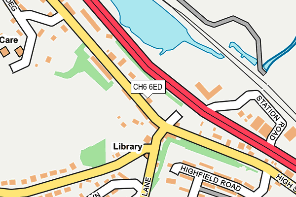 CH6 6ED map - OS OpenMap – Local (Ordnance Survey)