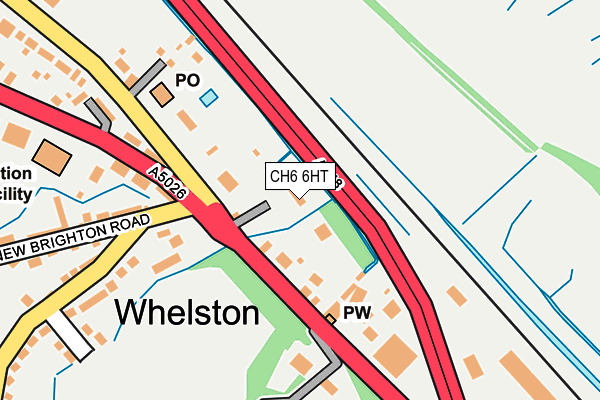 CH6 6HT map - OS OpenMap – Local (Ordnance Survey)