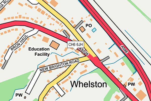 CH6 6JH map - OS OpenMap – Local (Ordnance Survey)