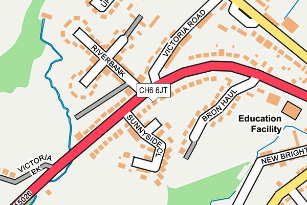 CH6 6JT map - OS OpenMap – Local (Ordnance Survey)