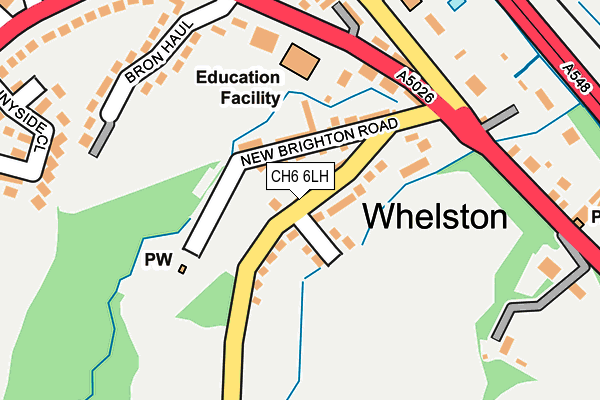 CH6 6LH map - OS OpenMap – Local (Ordnance Survey)