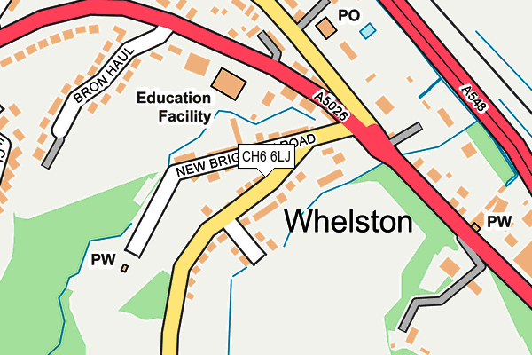 CH6 6LJ map - OS OpenMap – Local (Ordnance Survey)