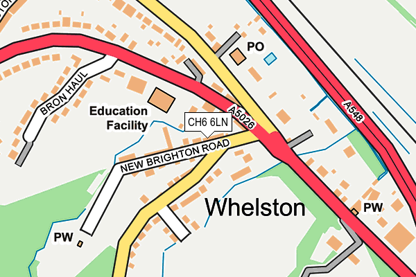 CH6 6LN map - OS OpenMap – Local (Ordnance Survey)