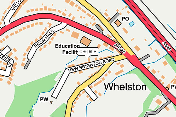 CH6 6LP map - OS OpenMap – Local (Ordnance Survey)