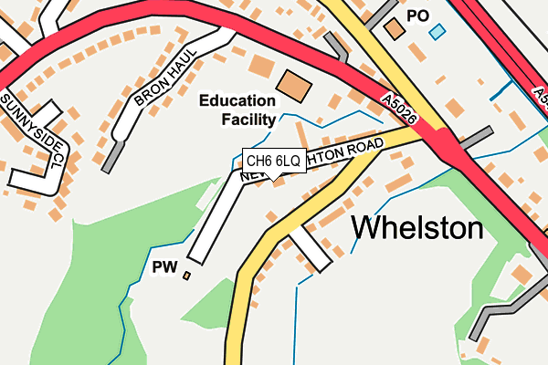 CH6 6LQ map - OS OpenMap – Local (Ordnance Survey)