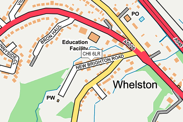 CH6 6LR map - OS OpenMap – Local (Ordnance Survey)