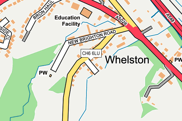 CH6 6LU map - OS OpenMap – Local (Ordnance Survey)