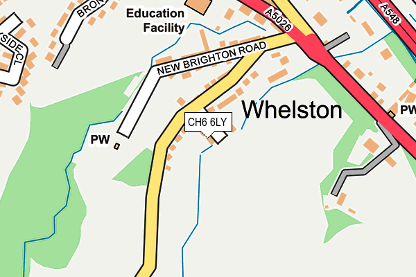 CH6 6LY map - OS OpenMap – Local (Ordnance Survey)