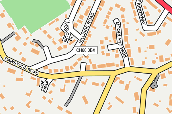 CH60 0BX map - OS OpenMap – Local (Ordnance Survey)