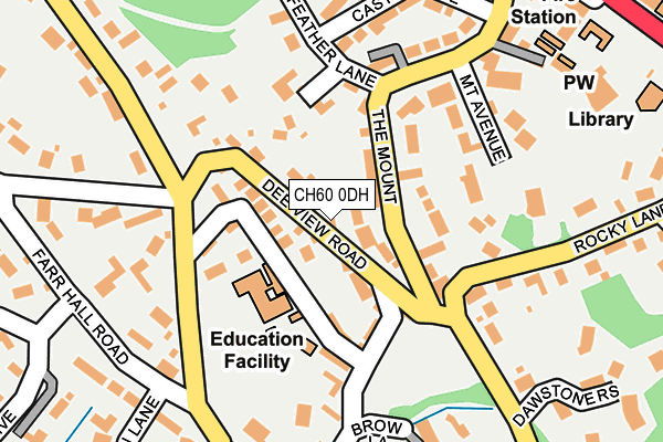 CH60 0DH map - OS OpenMap – Local (Ordnance Survey)