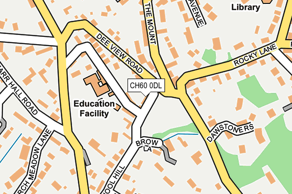 CH60 0DL map - OS OpenMap – Local (Ordnance Survey)