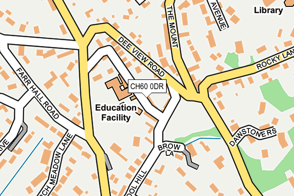 CH60 0DR map - OS OpenMap – Local (Ordnance Survey)