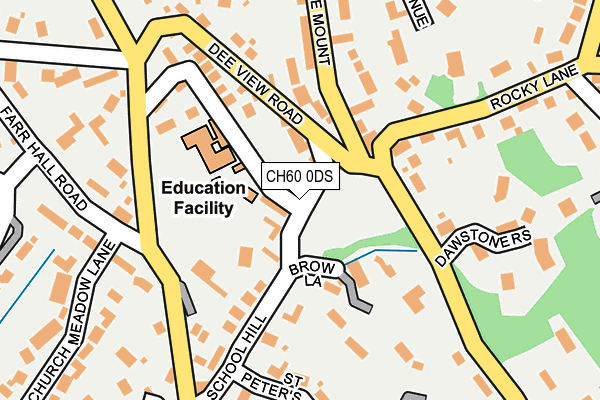 CH60 0DS map - OS OpenMap – Local (Ordnance Survey)