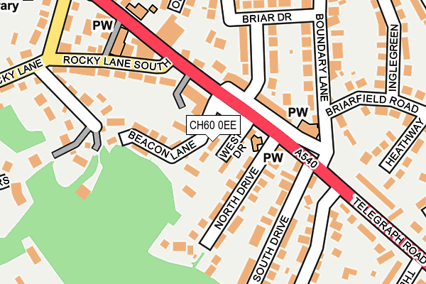 Map of PHOENIX LAWNCARE UK LIMITED at local scale