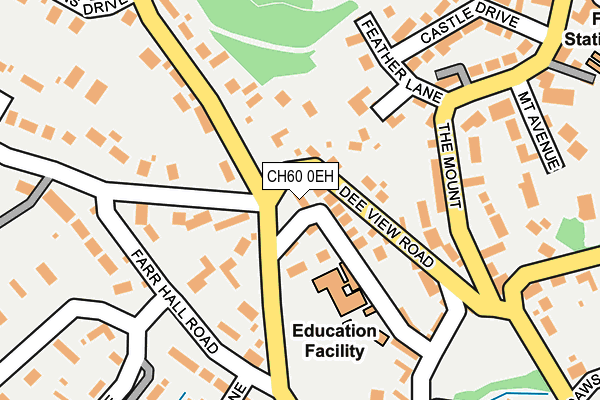 CH60 0EH map - OS OpenMap – Local (Ordnance Survey)