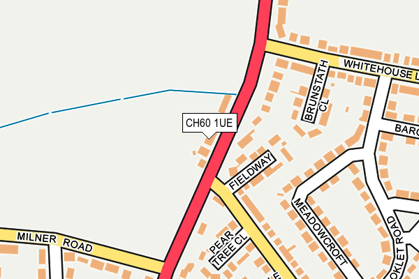 CH60 1UE map - OS OpenMap – Local (Ordnance Survey)