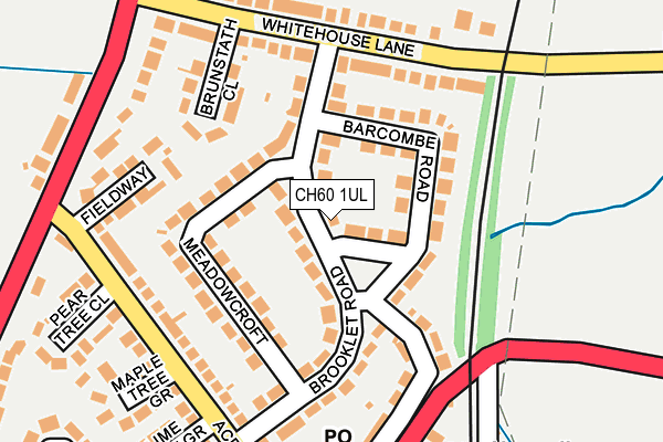 CH60 1UL map - OS OpenMap – Local (Ordnance Survey)