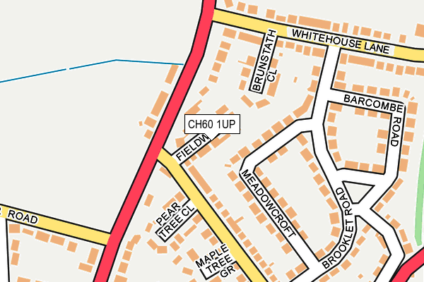 CH60 1UP map - OS OpenMap – Local (Ordnance Survey)