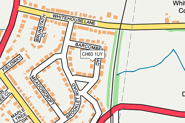 CH60 1UY map - OS OpenMap – Local (Ordnance Survey)