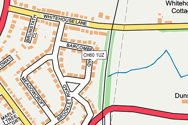 CH60 1UZ map - OS OpenMap – Local (Ordnance Survey)