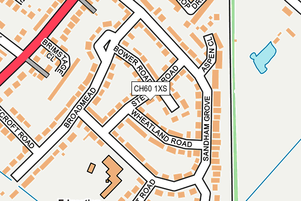 CH60 1XS map - OS OpenMap – Local (Ordnance Survey)