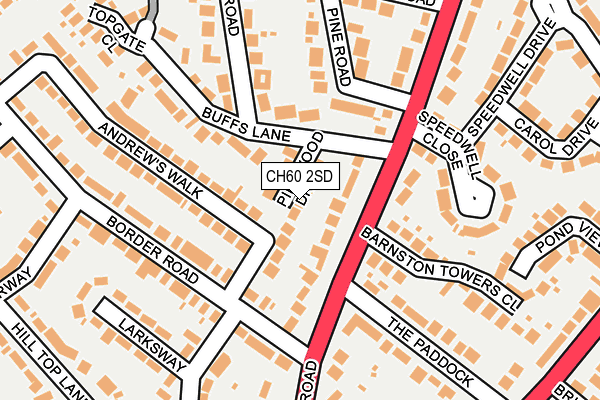 CH60 2SD map - OS OpenMap – Local (Ordnance Survey)