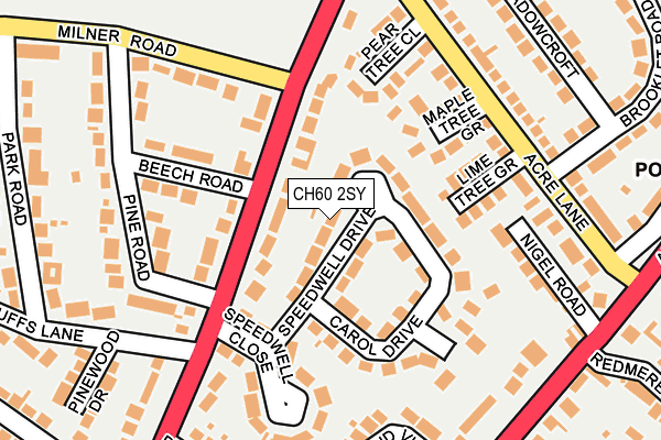 Map of STANDOUT WINE LTD at local scale