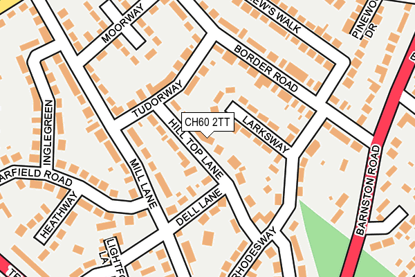 CH60 2TT map - OS OpenMap – Local (Ordnance Survey)