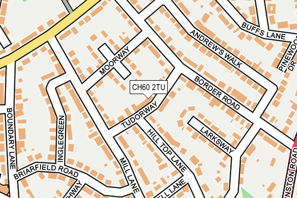 CH60 2TU map - OS OpenMap – Local (Ordnance Survey)