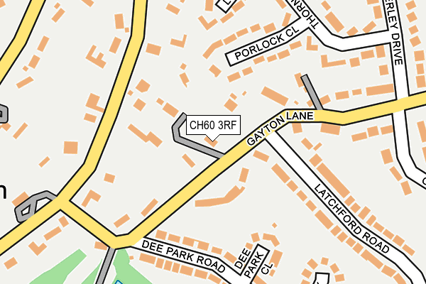 CH60 3RF map - OS OpenMap – Local (Ordnance Survey)