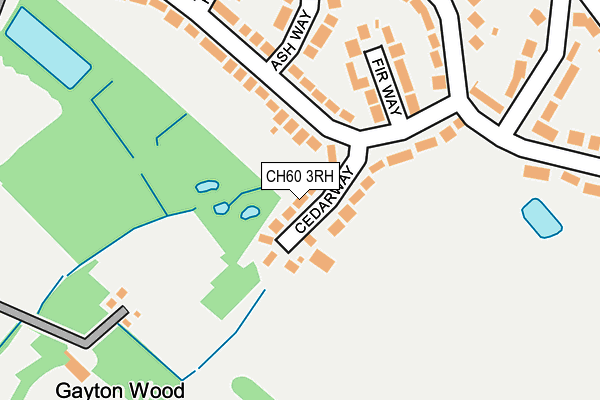 CH60 3RH map - OS OpenMap – Local (Ordnance Survey)