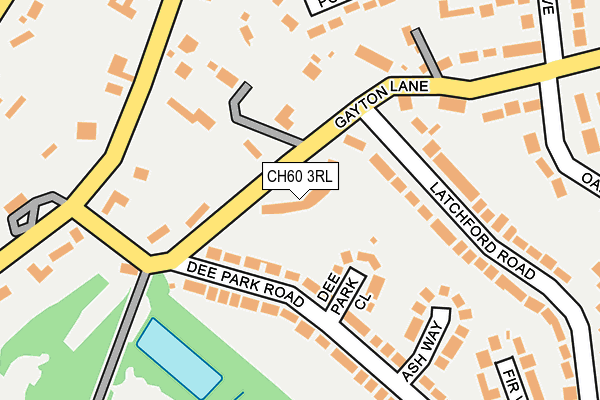 CH60 3RL map - OS OpenMap – Local (Ordnance Survey)