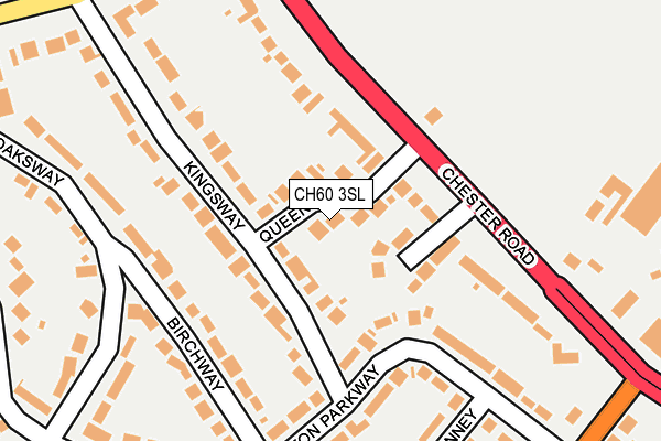 CH60 3SL map - OS OpenMap – Local (Ordnance Survey)