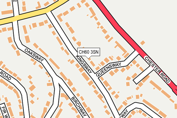 CH60 3SN map - OS OpenMap – Local (Ordnance Survey)