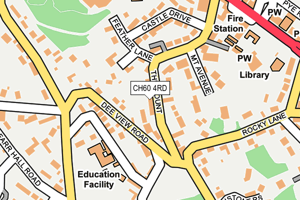 CH60 4RD map - OS OpenMap – Local (Ordnance Survey)