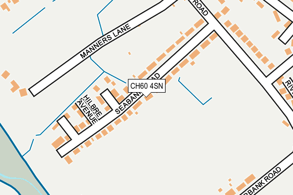 CH60 4SN map - OS OpenMap – Local (Ordnance Survey)