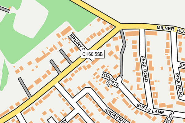 CH60 5SB map - OS OpenMap – Local (Ordnance Survey)