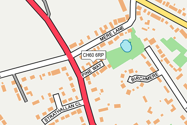 CH60 6RP map - OS OpenMap – Local (Ordnance Survey)