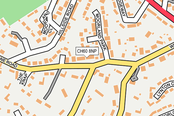 CH60 8NP map - OS OpenMap – Local (Ordnance Survey)