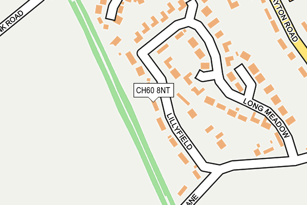 CH60 8NT map - OS OpenMap – Local (Ordnance Survey)