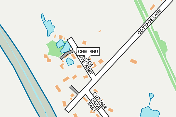 CH60 8NU map - OS OpenMap – Local (Ordnance Survey)