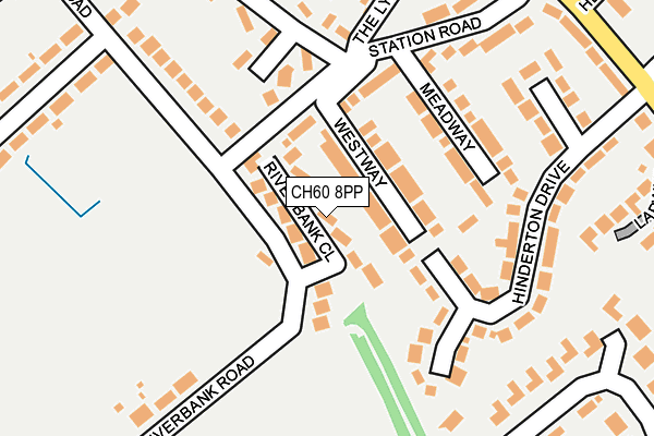 CH60 8PP map - OS OpenMap – Local (Ordnance Survey)