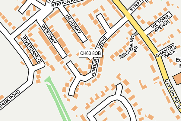 CH60 8QB map - OS OpenMap – Local (Ordnance Survey)