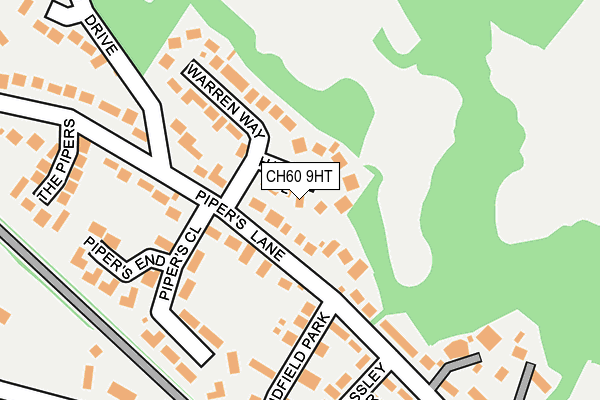CH60 9HT map - OS OpenMap – Local (Ordnance Survey)