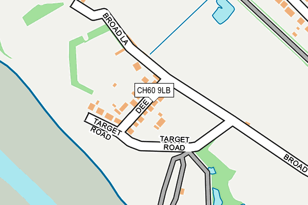 CH60 9LB map - OS OpenMap – Local (Ordnance Survey)