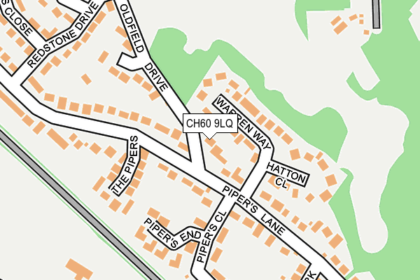 CH60 9LQ map - OS OpenMap – Local (Ordnance Survey)